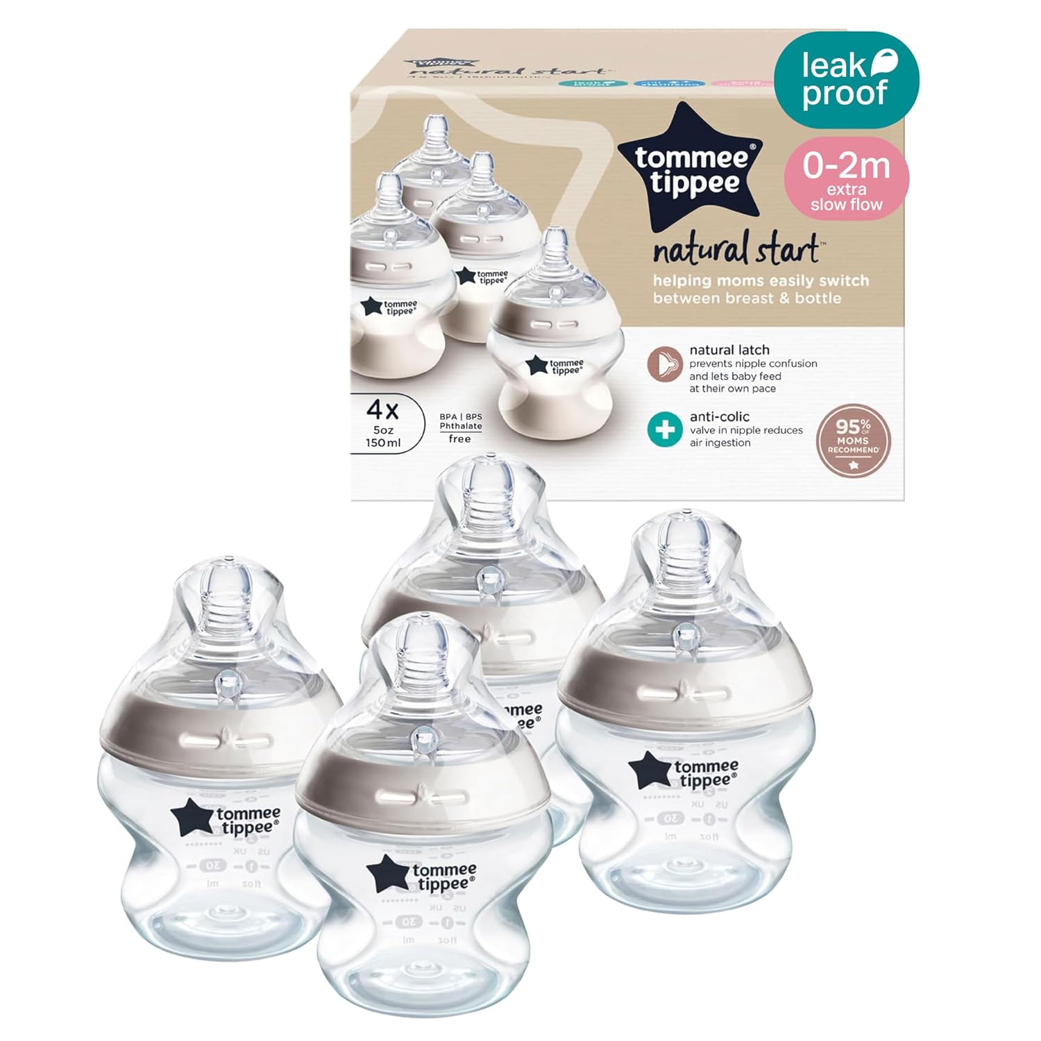 Detalle de Tommee Tippee Baby Bottles 5 oz
