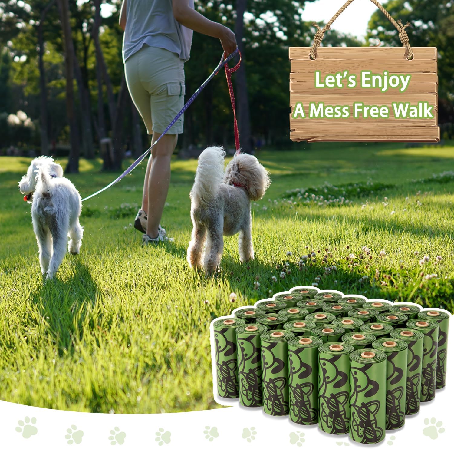 Thumbnail 6 de Dog poo bags refill rolls 450 counts