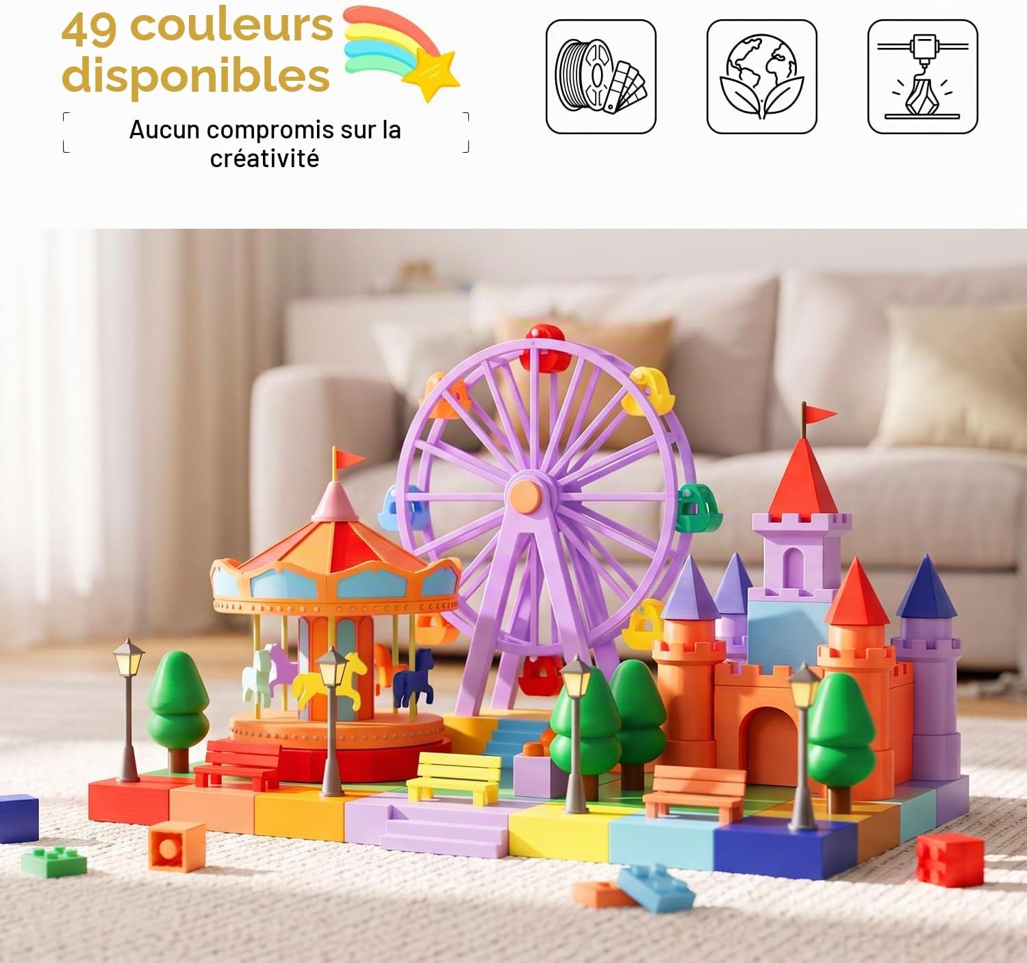 Thumbnail 6 de eSUN ePLA+HS175CW1KG-EU PLA+-filament 1,75 mm, koelwit, 1 kg