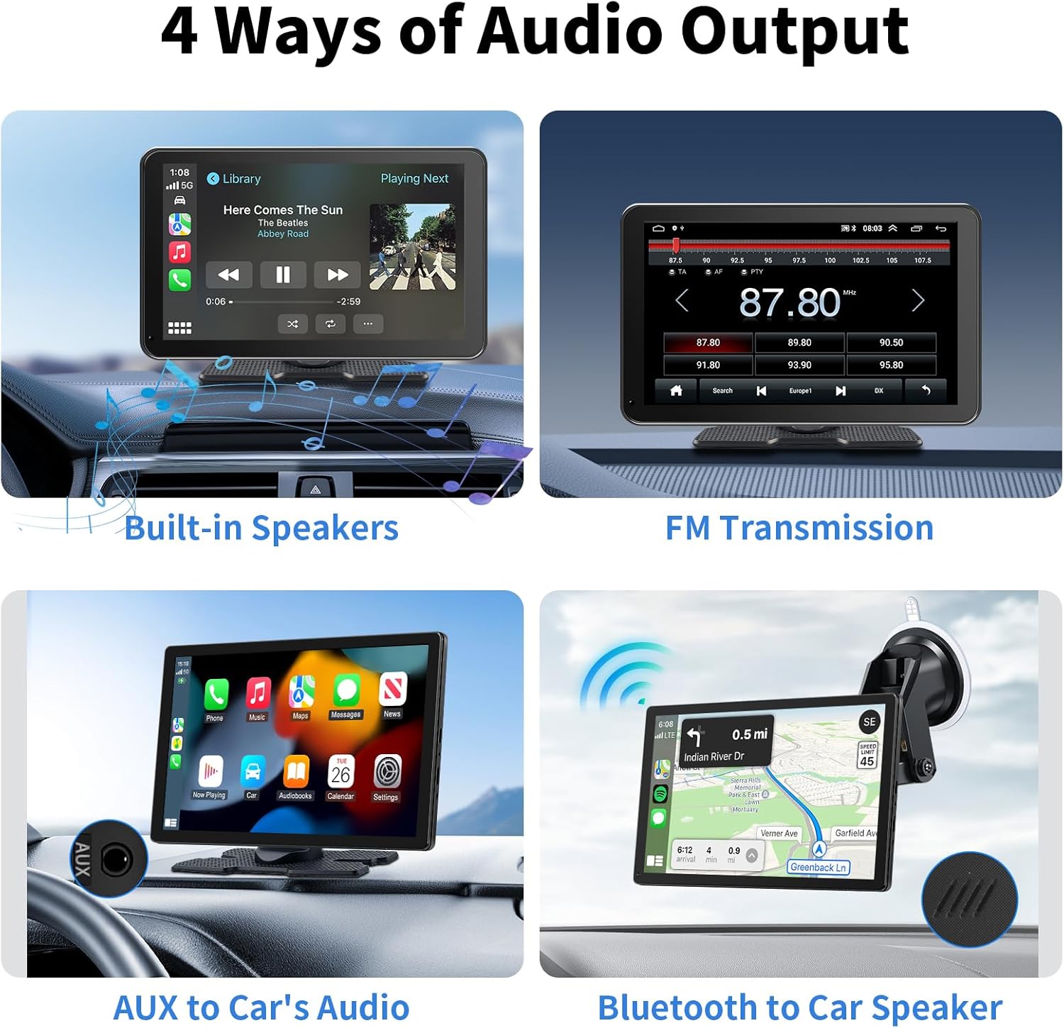 Thumbnail 4 de GTVFS 9in CarPlay Screen Wireless