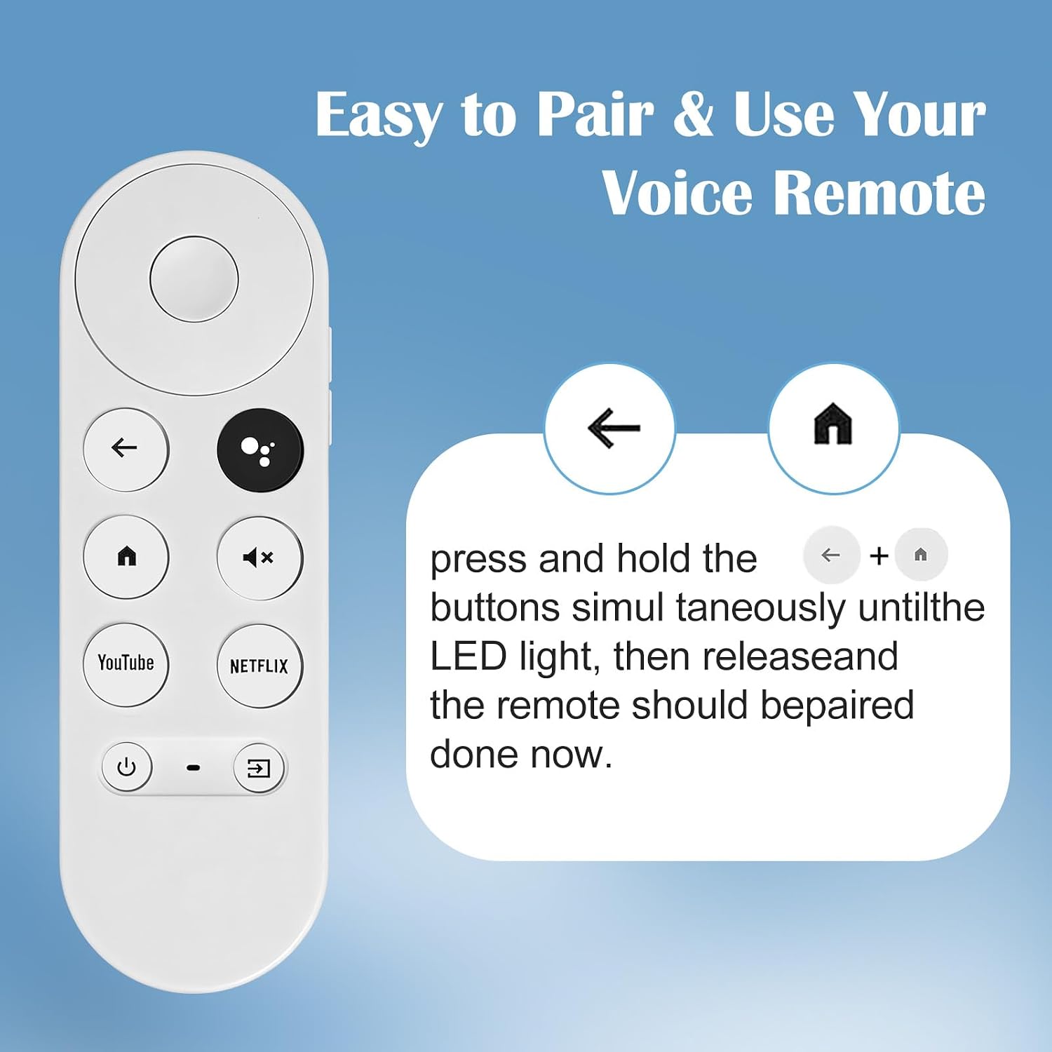 Detalle 2 de Replacement Voice Remote for Chromecast 4K