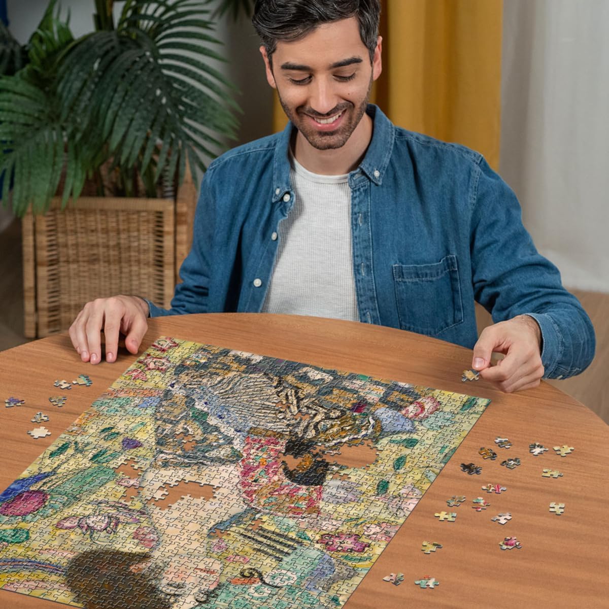 Thumbnail 6 de Ravensburger Art Collection Klimt “Dama col ventaglio” puzzle 1000 pezzi per adulti +14 anni, 70 x 50 cm