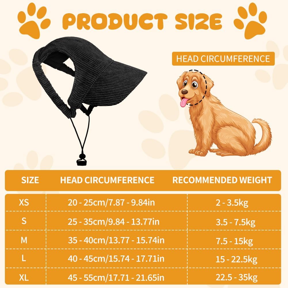 Detalle 2 de OFFCUP Dog Baseball Cap XS — adjustable sun hat for pets