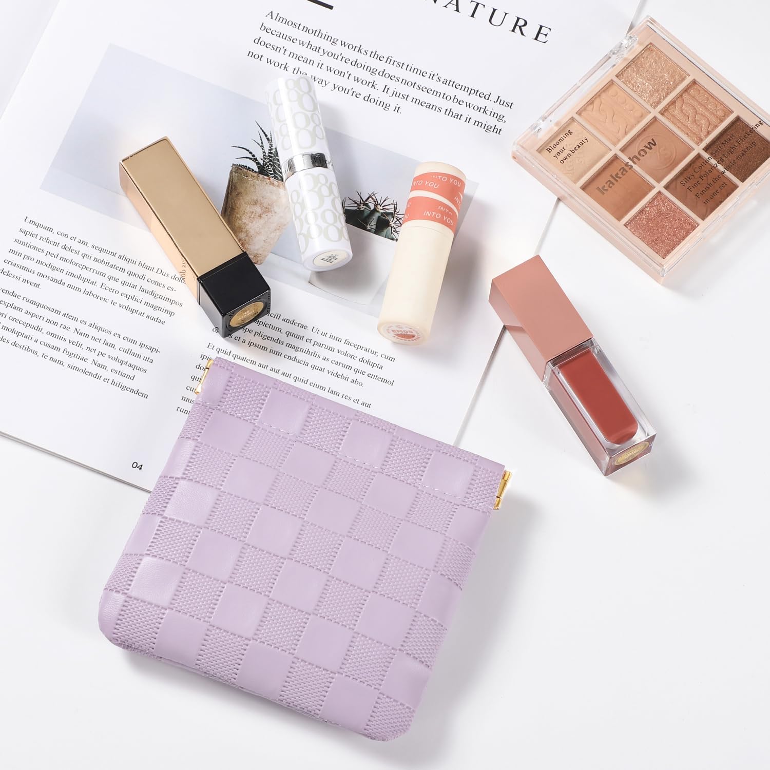 Detalle de Sightor Mini Makeup Bags, PU Leather