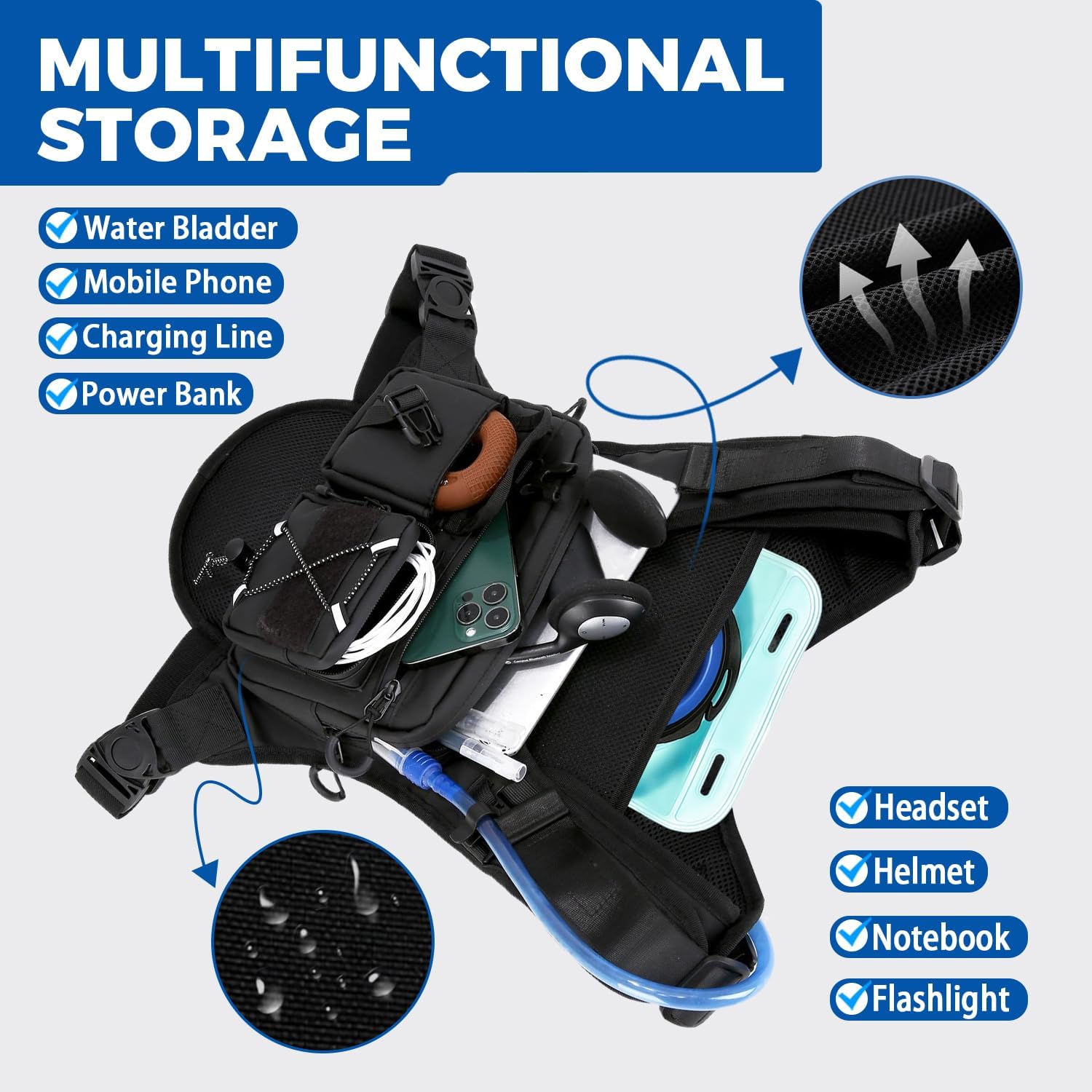 Thumbnail 2 de Criuage Hydration Vest with 2.0L Bladder