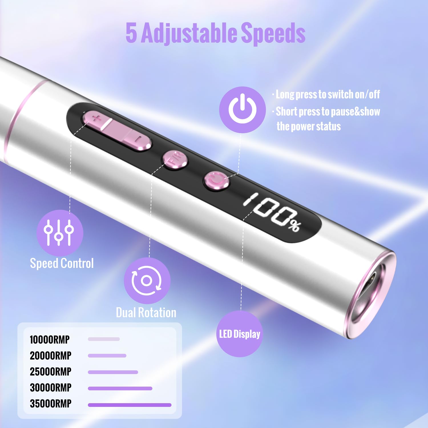 Thumbnail 3 de Denabuty DN-2402 Nagelfräser 35000 U/min 💅