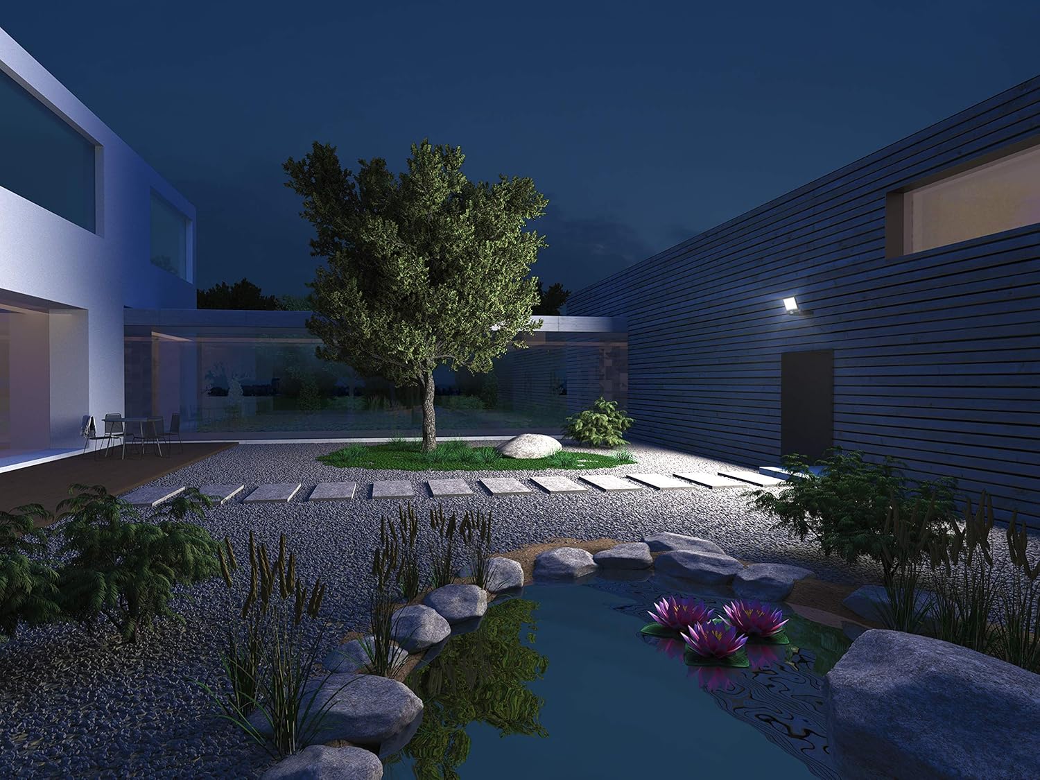 Thumbnail 1 de Steinel XLED ONE XL faretto a LED 42,6 W da 4.200 lm in alluminio antracite