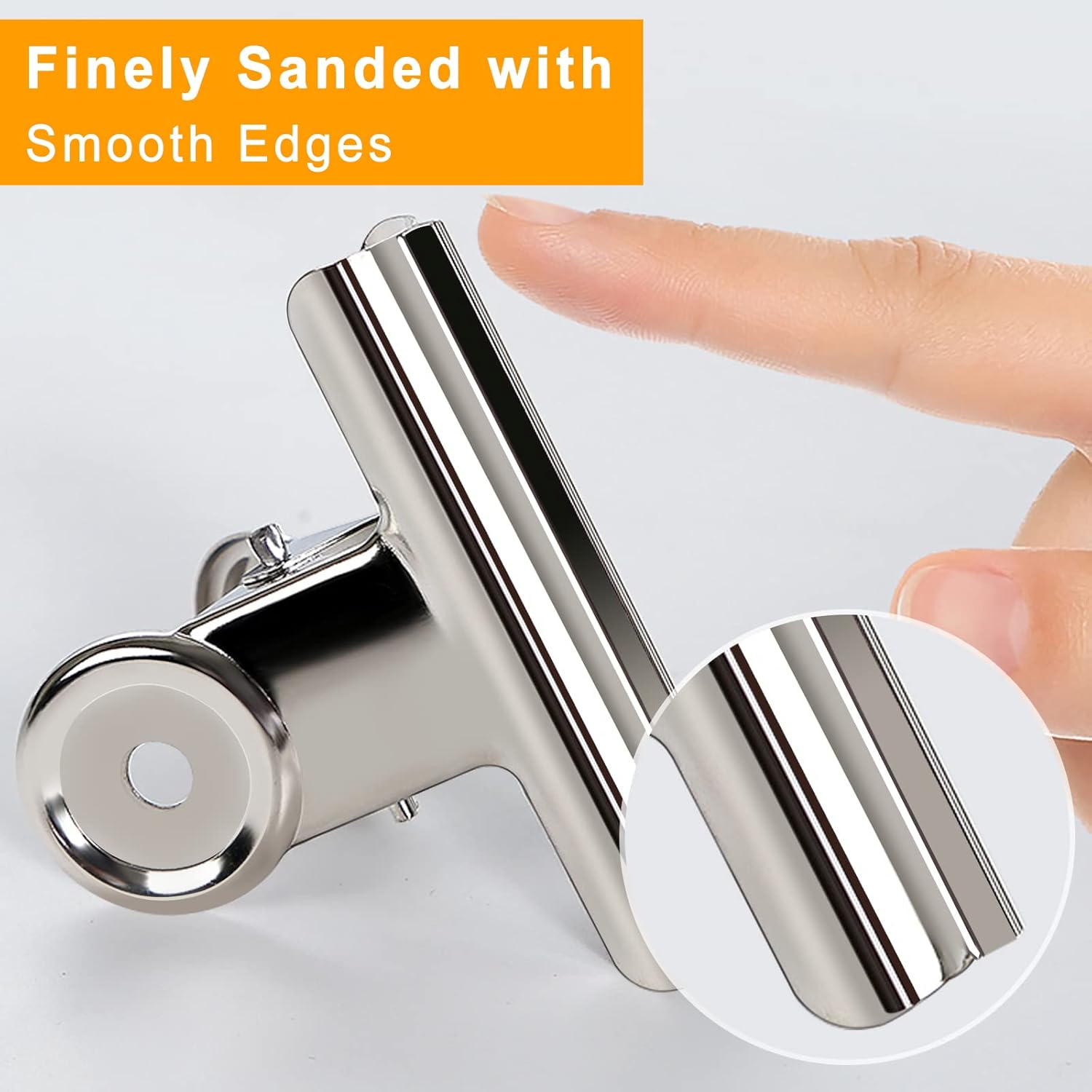 Detalle de GUOKOFF Bulldogge Clip 75 mm, 6er-Set