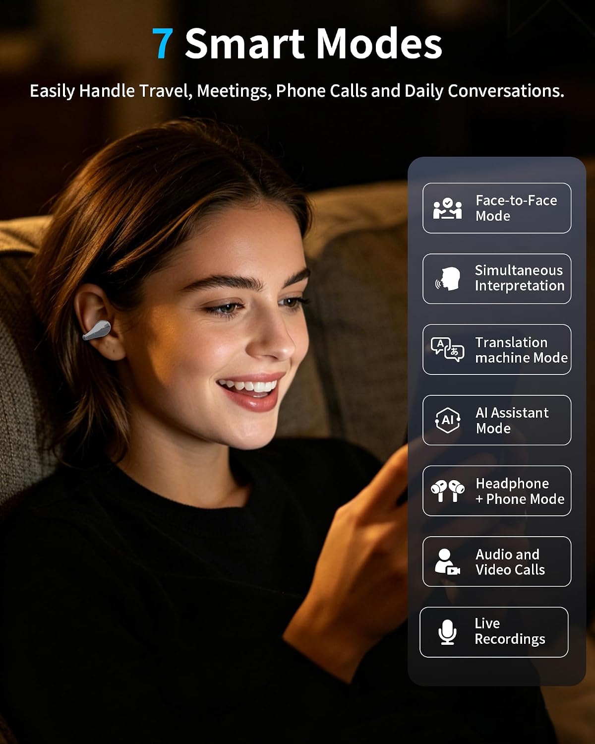 Detalle de Open-Ear Earbuds, 5g