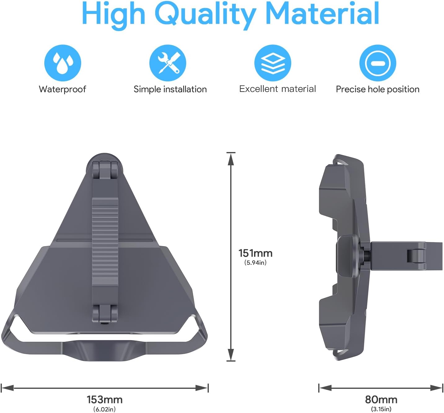 Thumbnail 1 de WXPSKY Starlink Mini Roof Rack Mount: Durable Aluminum Alloy RV & Roof Installation Solution