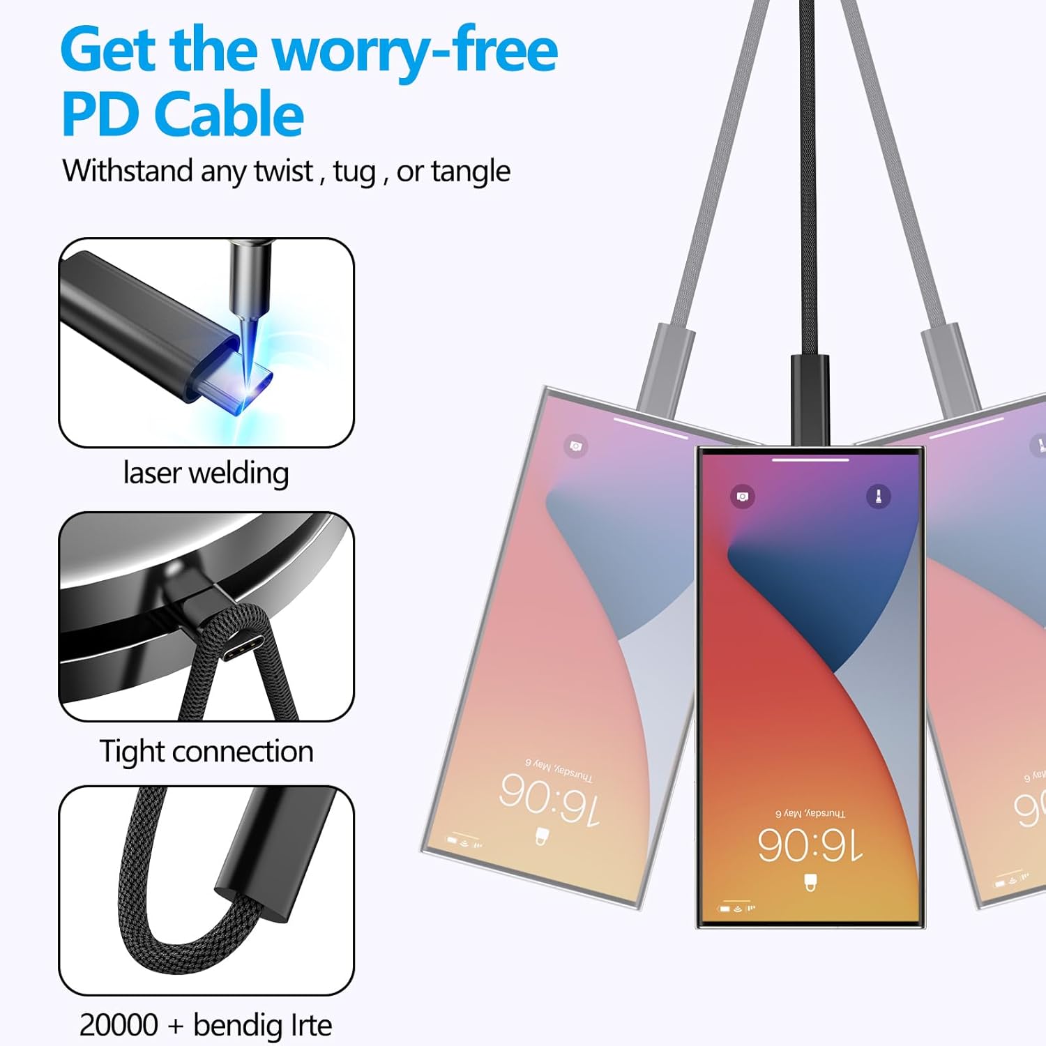 Thumbnail 3 de USB-C to USB-C Cable 5m 60W PD