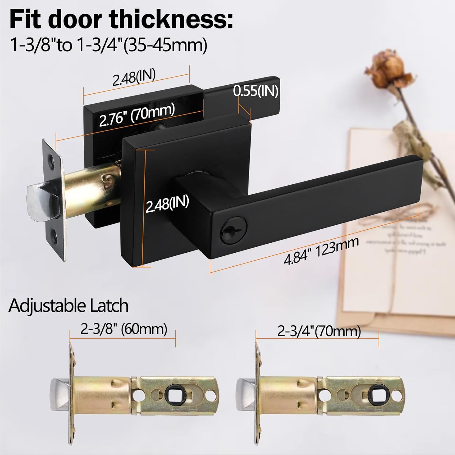 Thumbnail 2 de NEWBANG Keyed Alike Entry Door Lever 10‑Pack 🔐
