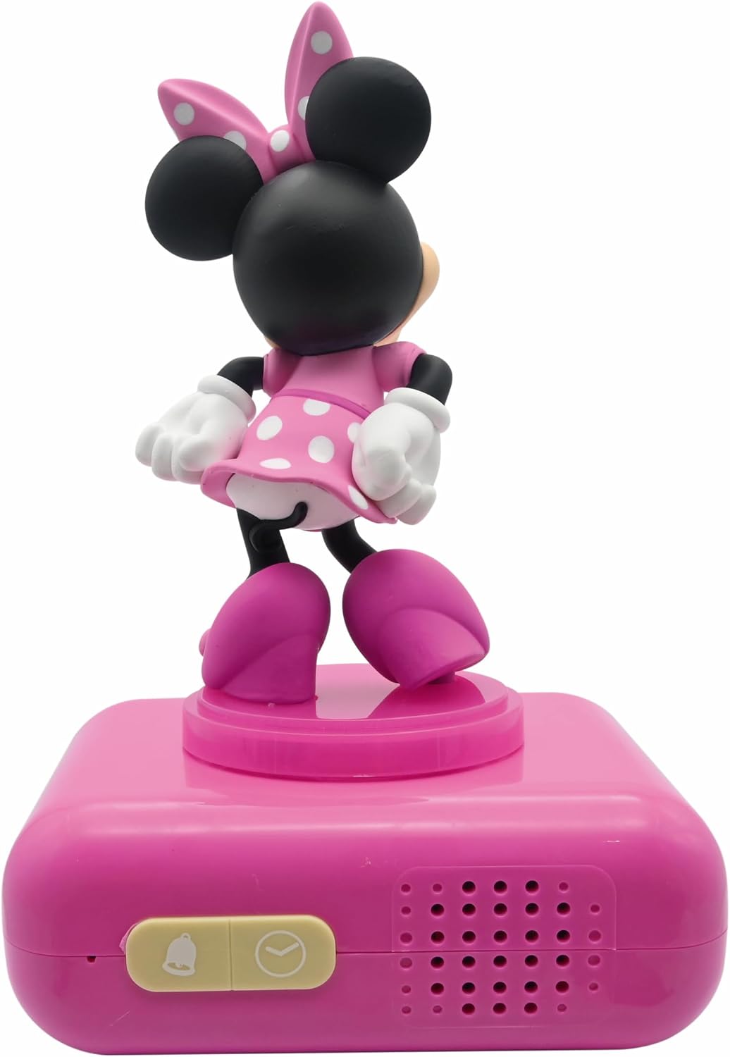 Detalle de Lexibook Disney Minnie – Réveil veilleuse Minnie RL800MN, écran LCD rétro-éclairé, 6 mélodies et Snooze (Rose)