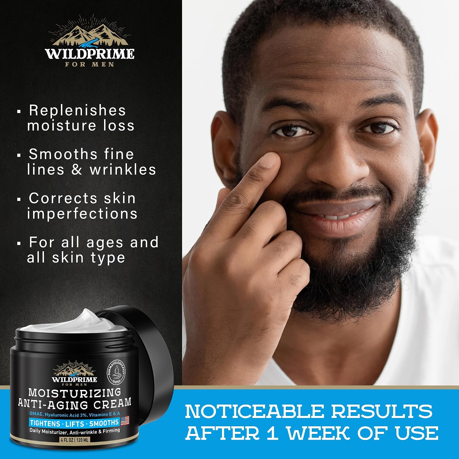 Thumbnail 3 de WildPrime Men's Face Moisturizer Cream — Anti-Aging Hydration with Hyaluronic Acid