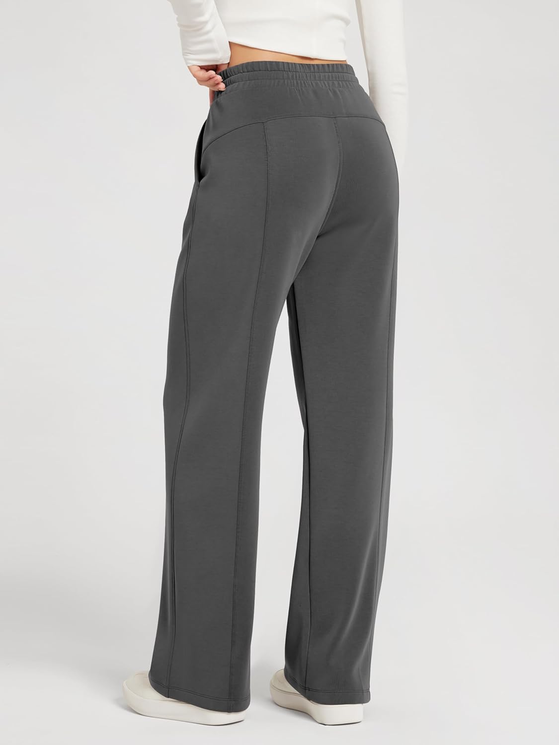Detalle 2 de ODODOS Modal wide leg pants 27 in inseam