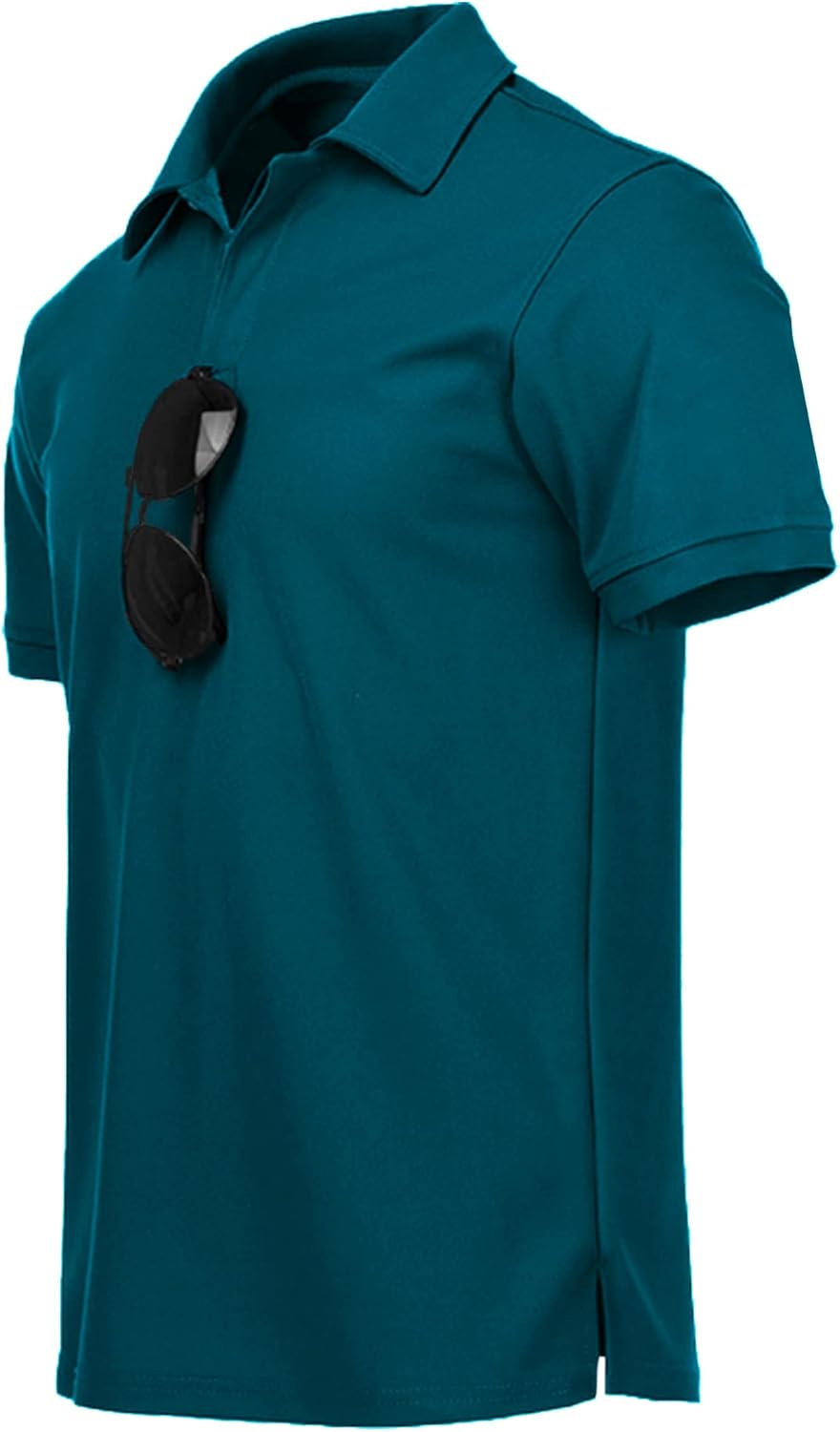 Detalle de geeksport Poloshirt Herren Kurzarm – atmungsaktives Funktions-Polo aus Polyester