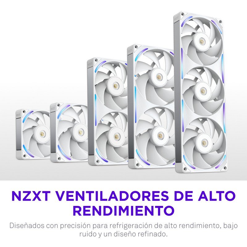 Thumbnail 1 de NZXT F280X: Ventilador suplementario 280 mm con RGB para refrigeración y estilo