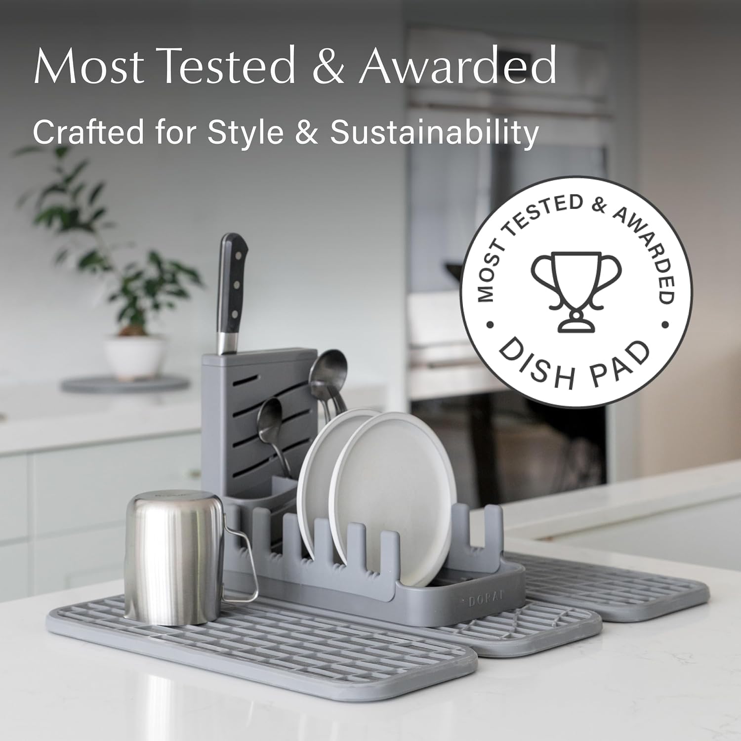 Thumbnail 4 de Dorai Home Collapsible Dish Drying Rack 19.9"