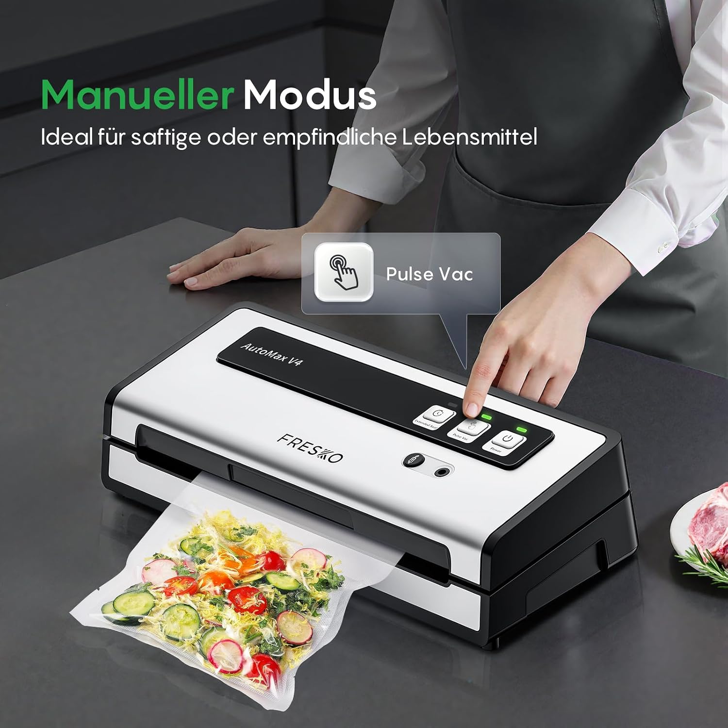 Detalle de Fresko Automax V4 Vakuumierer mit 140 W