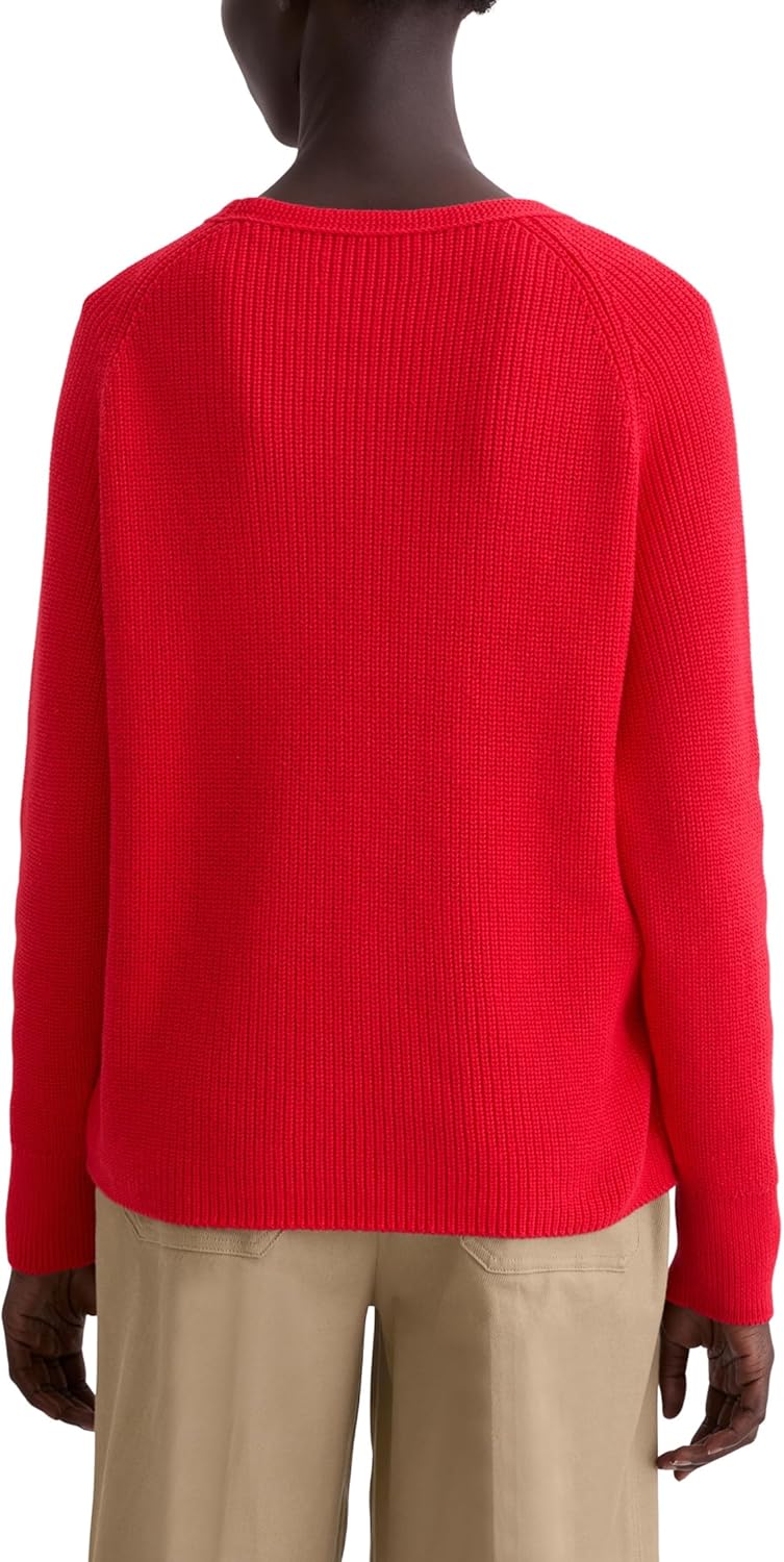 Detalle 2 de Marc O’Polo Damen Strickpullover aus Bio-Baumwolle (Loose Fit)