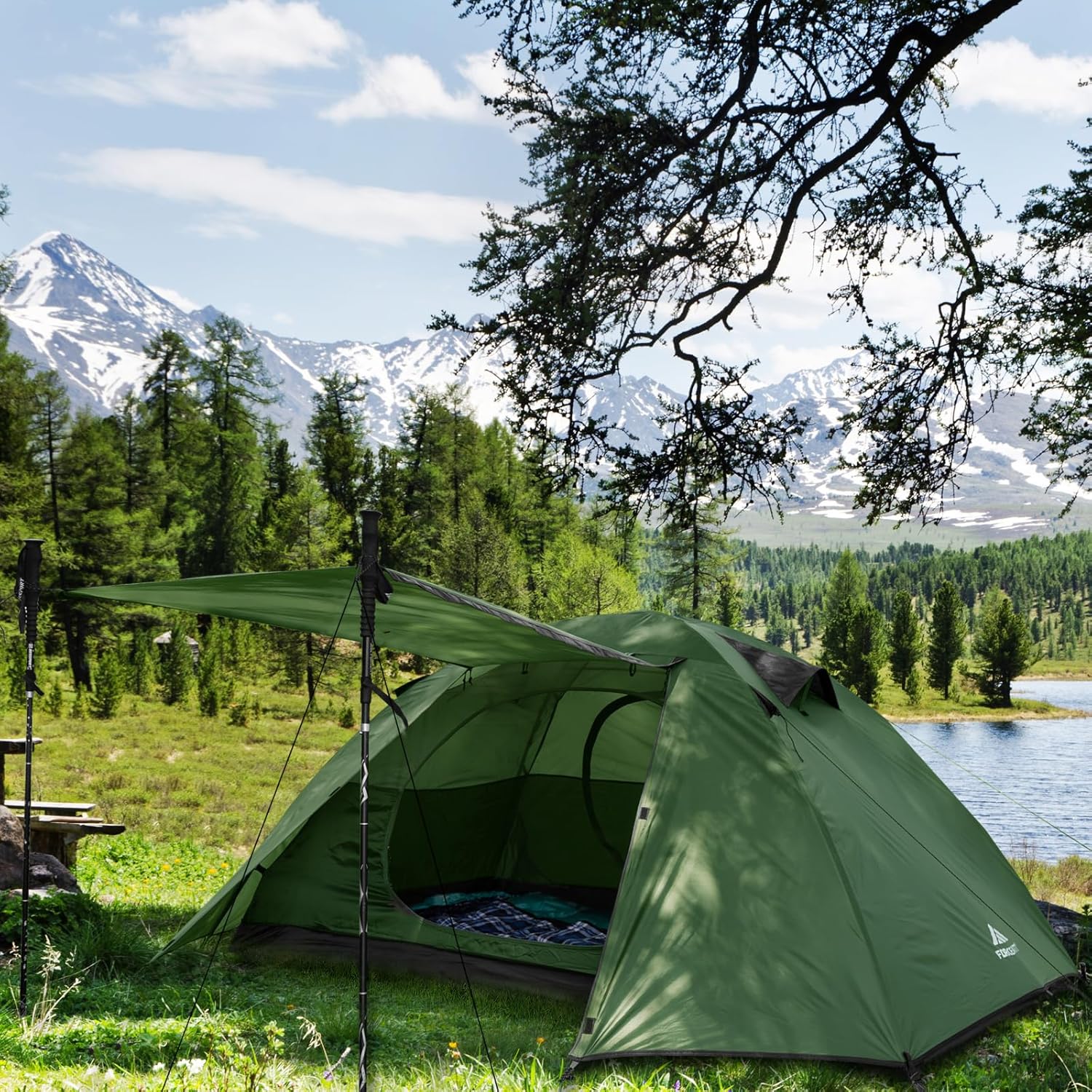 Detalle 2 de Forceatt Zelt für Camping 2,58 kg