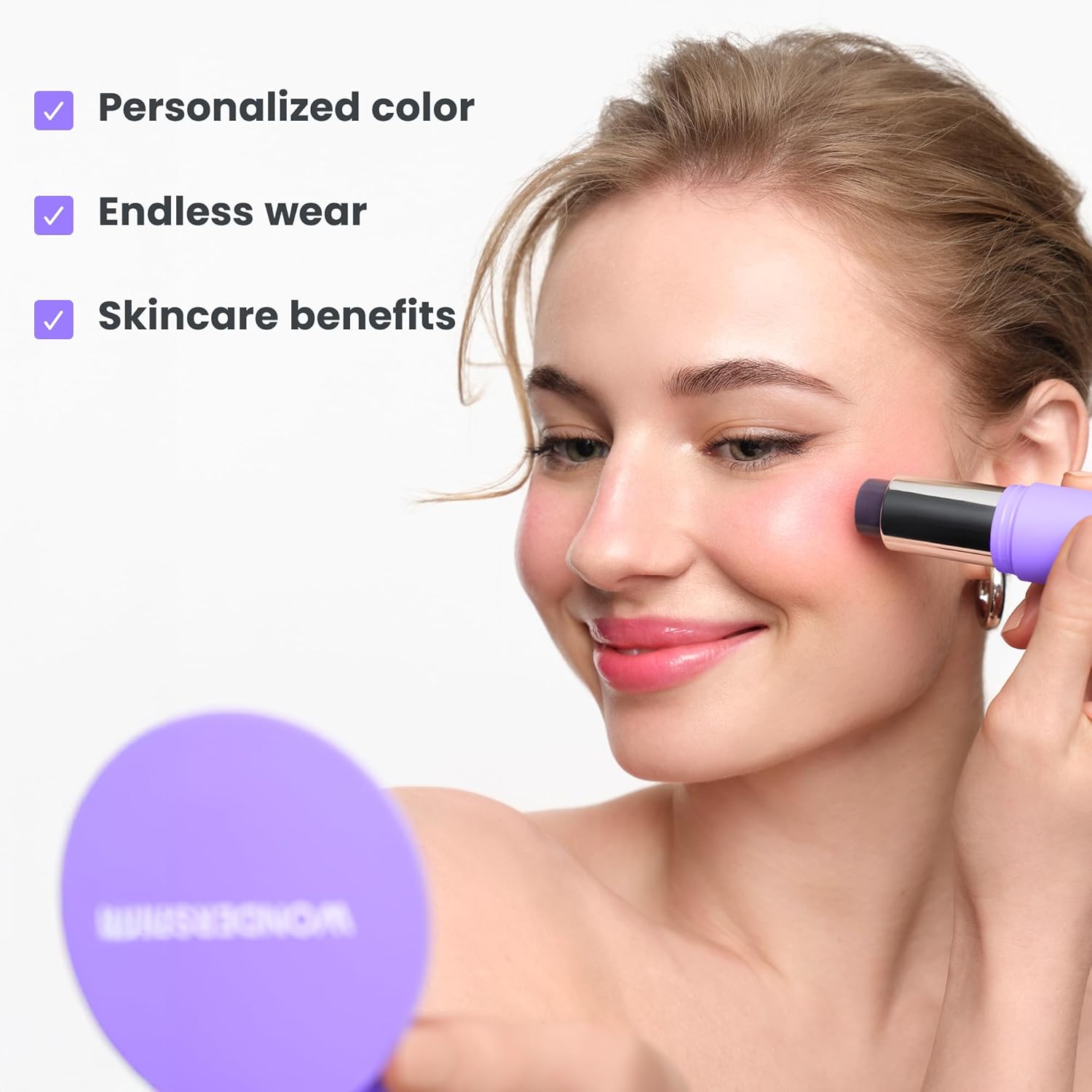 Detalle 2 de Wonderskin pHlush Stick Cream Blush Stick