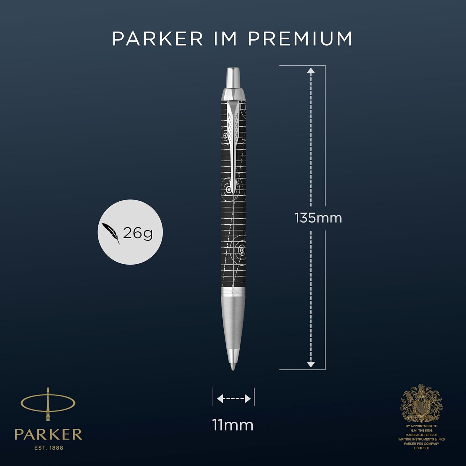 Thumbnail 3 de Parker IM Premium Penna a sfera - Legacy of Flight, finitura cromata e punta media