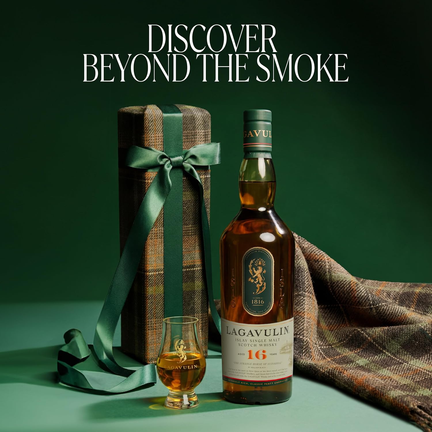Detalle 2 de Lagavulin 16 Jahre Islay Single Malt Scotch Whisky – 43% Vol, 700 ml