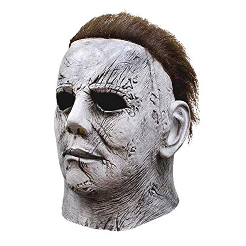 Thumbnail 1 de keland Máscara de Michael Myers para Halloween, látex natural, gris