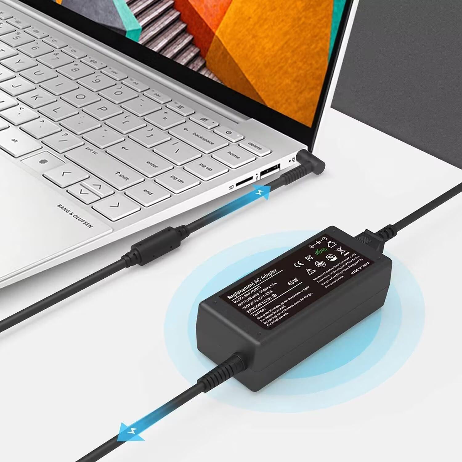 Detalle 2 de FUDCOCWN 45W 19.5V 2.31A laptop charger