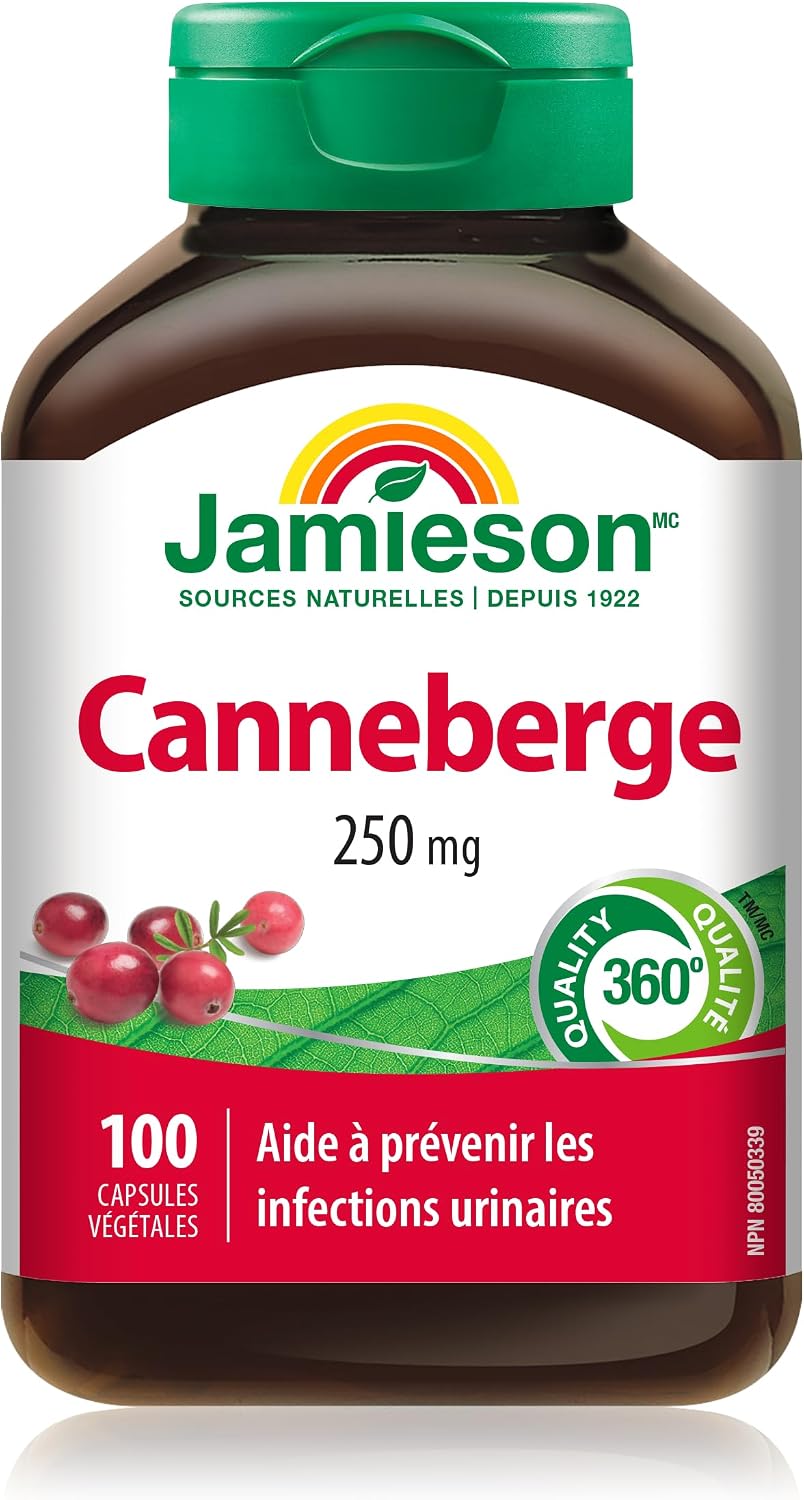 Thumbnail 1 de Jamieson Cranberry 250 mg Capsules, 100 Count, One Per Day