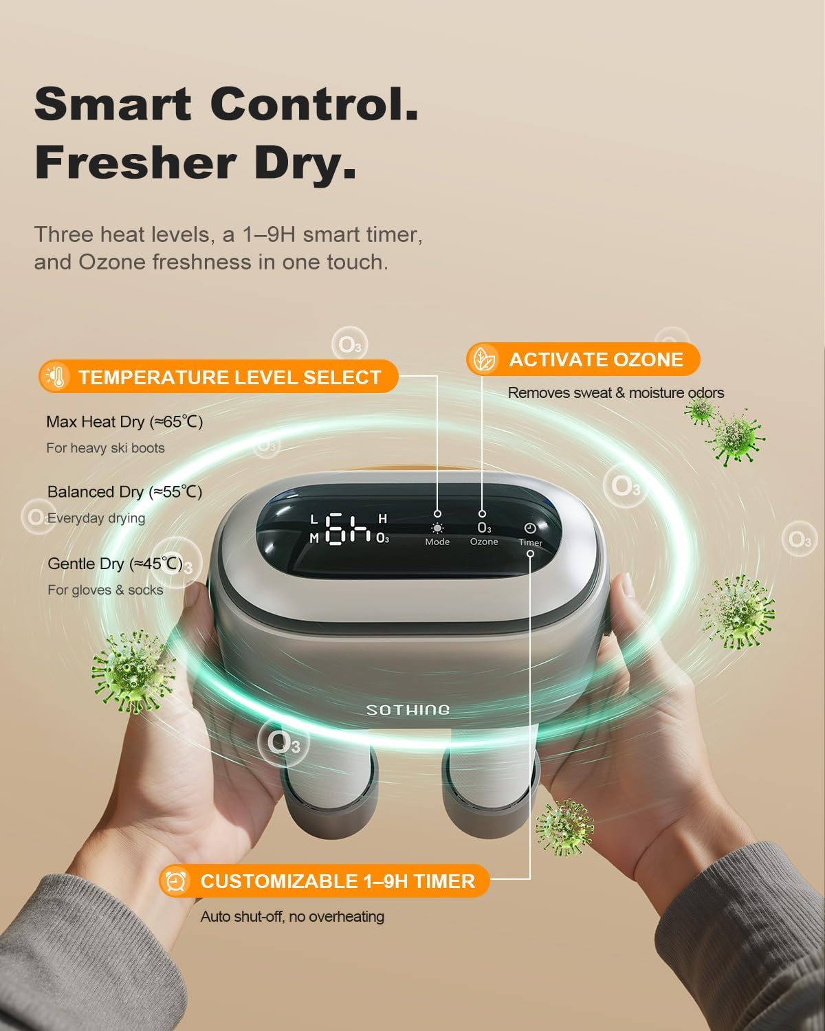 Thumbnail 3 de SOTHING Boot Dryer 95W for Ski Boots