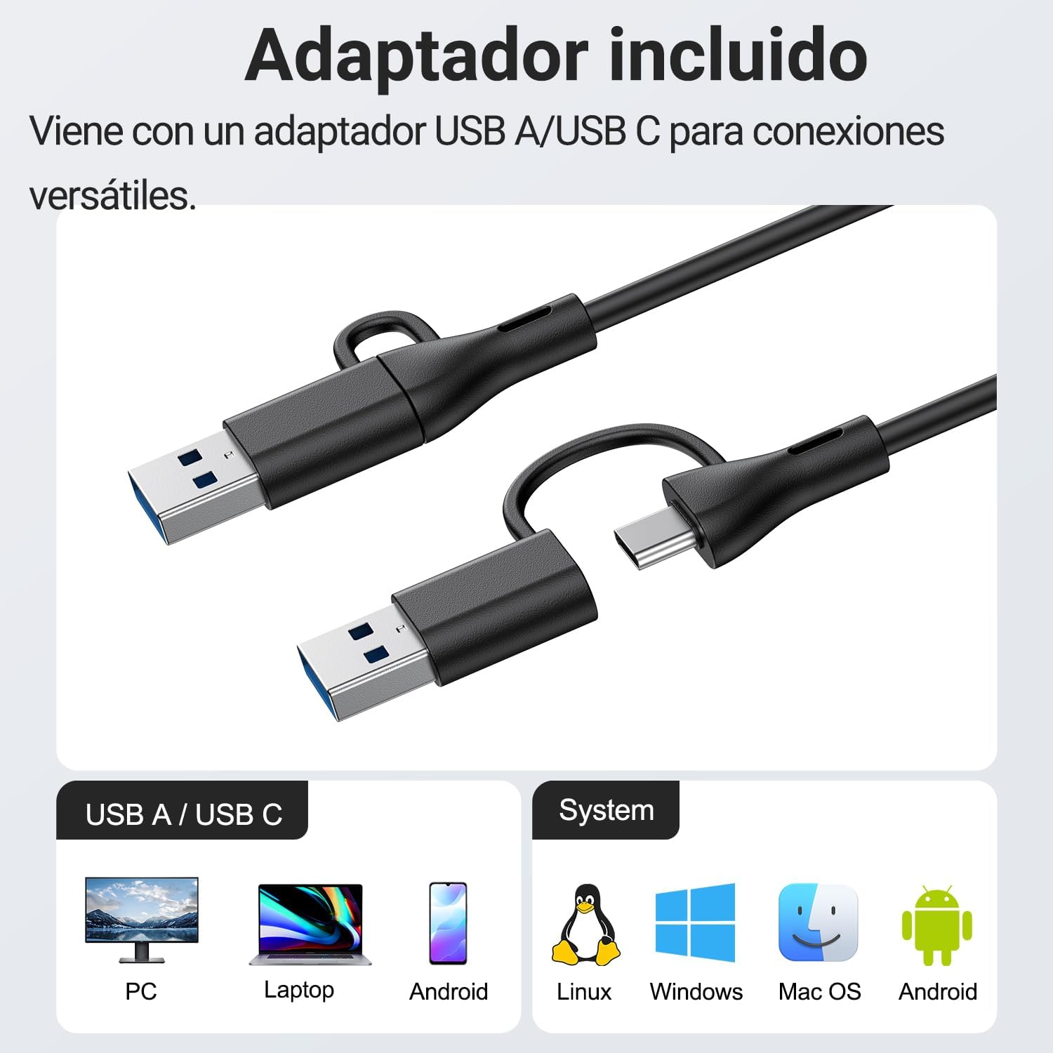 Thumbnail 4 de INGA Altavoz Clip-On USB-C para PC y Portátil 🎶