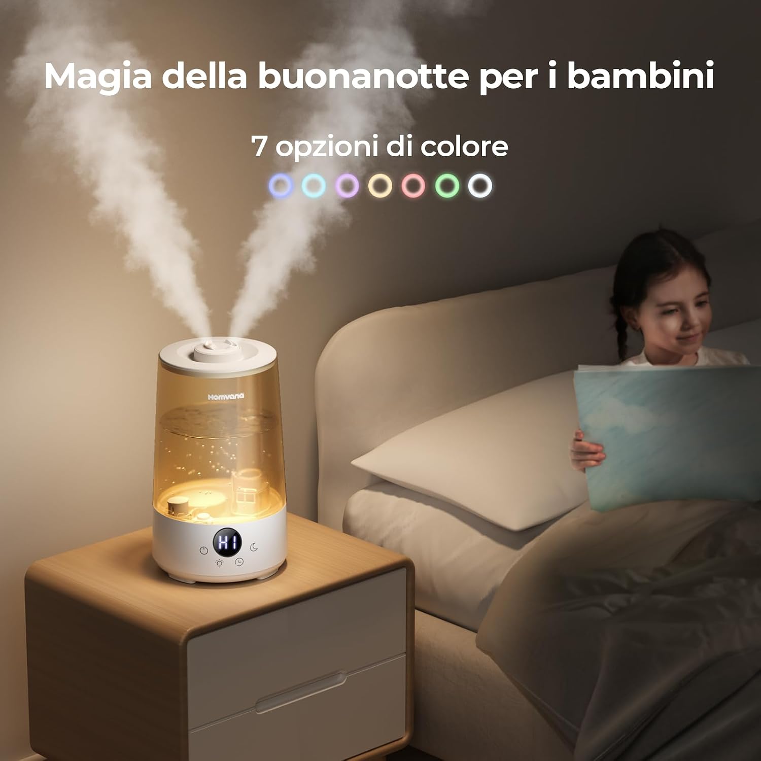 Thumbnail 5 de Homvana 360°Cool Mist Umidificatore 3,6L 🌫