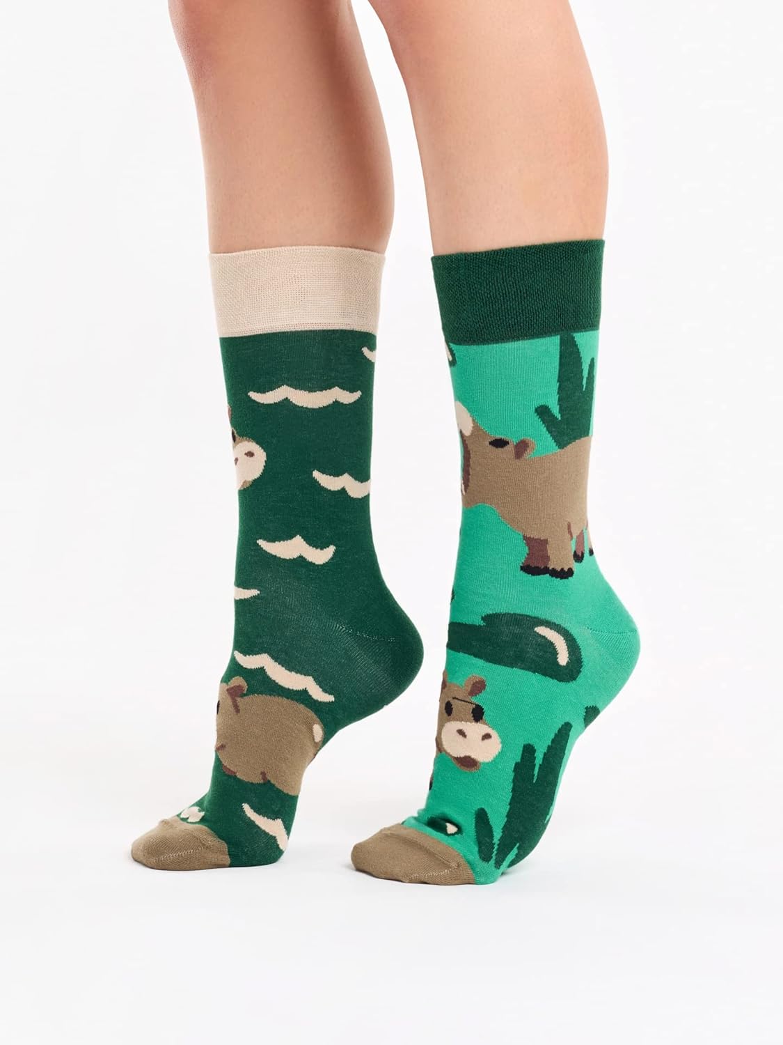 Detalle de Dedoles Socken Unisex – lustige Motive, linke/rechte Passform, Baumwolle-Polyamid-Mischung
