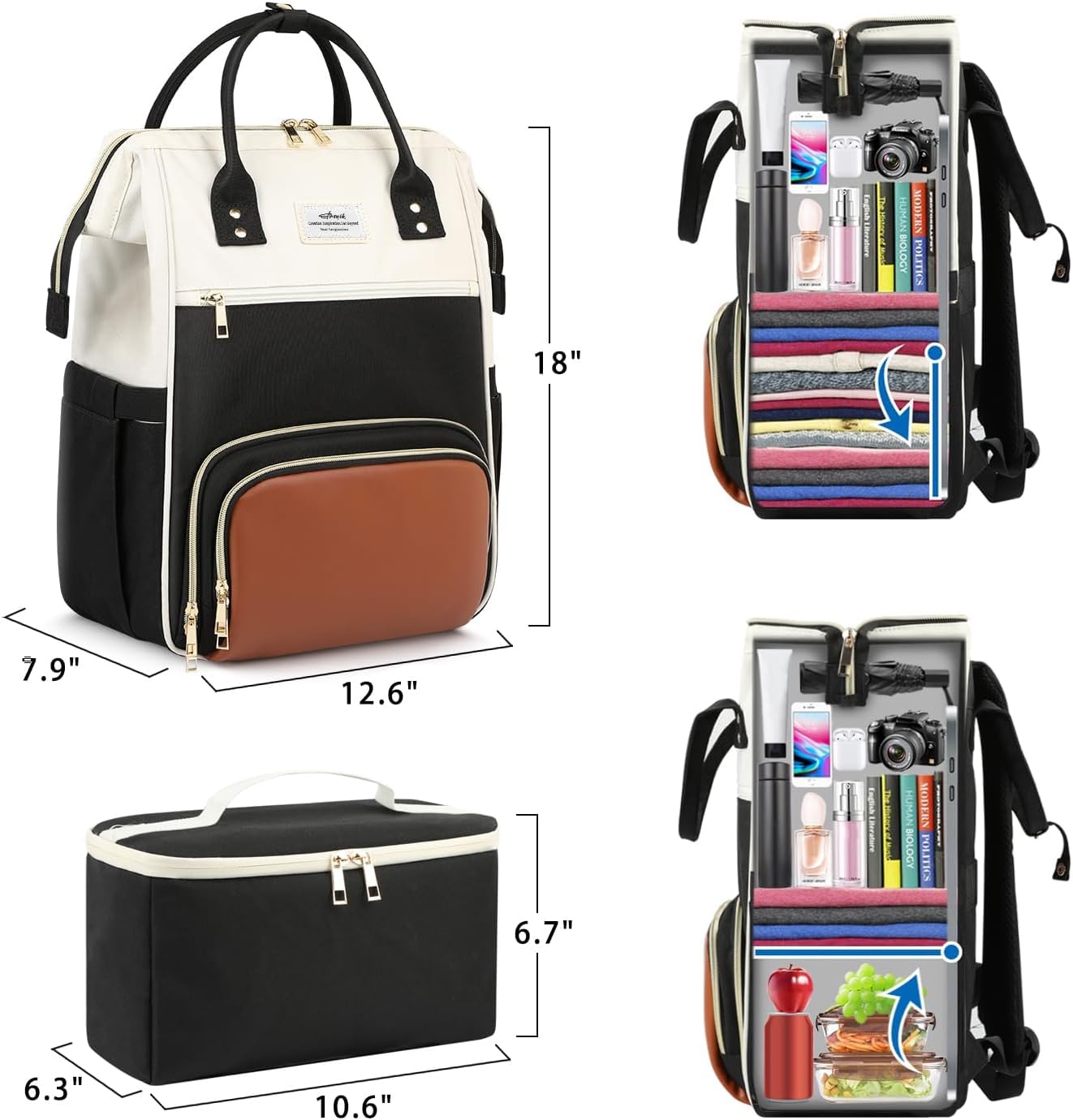 Thumbnail 3 de ETRONIK lunch backpack in Oxford cloth