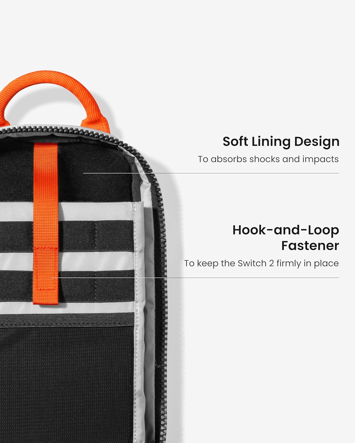 Thumbnail 4 de tomtoc Sling Crossbody Bag for Nintendo Switch 2 (2025) with 8 Game Card Slots, Black