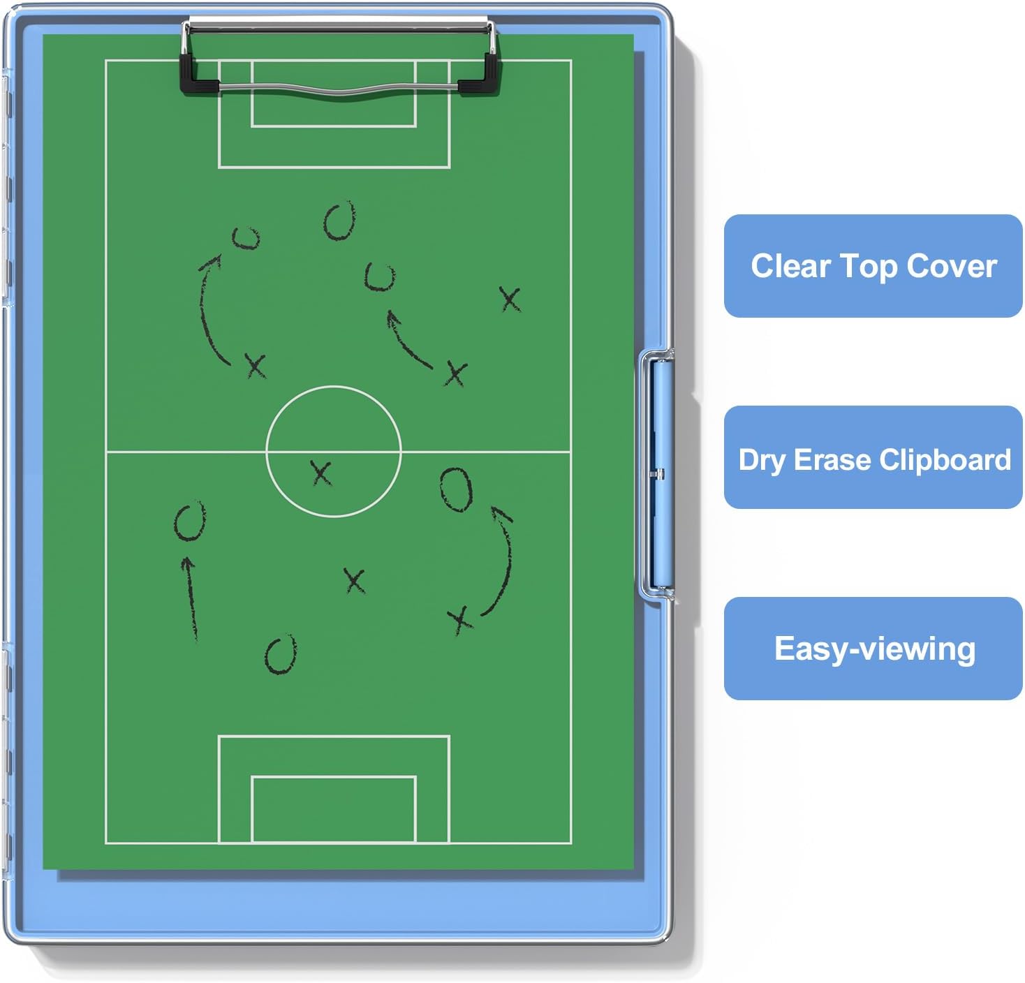 Thumbnail 4 de Hongri Clipboard with Storage 8.5 x 11 Blue