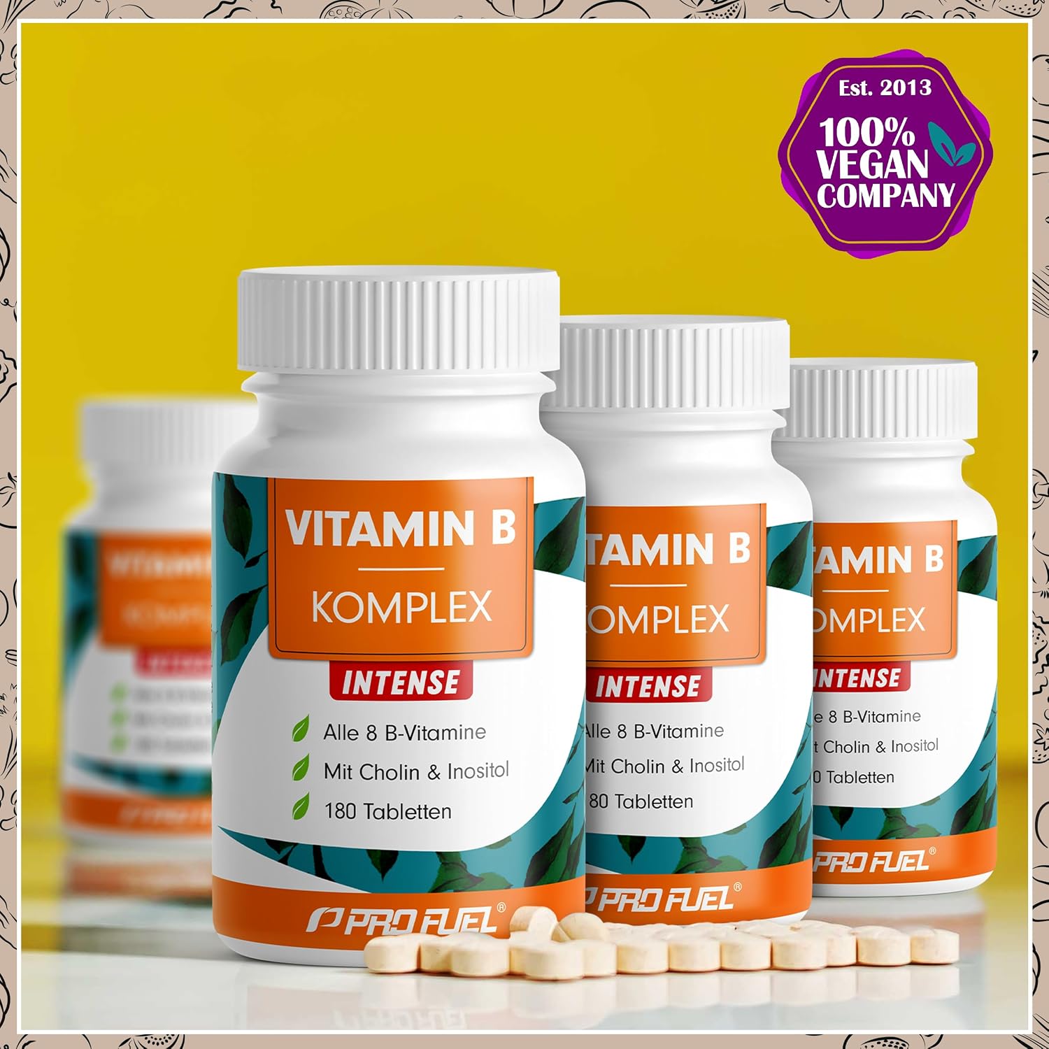 Thumbnail 4 de Vitamin B Komplex hochdosiert 180 Tabletten