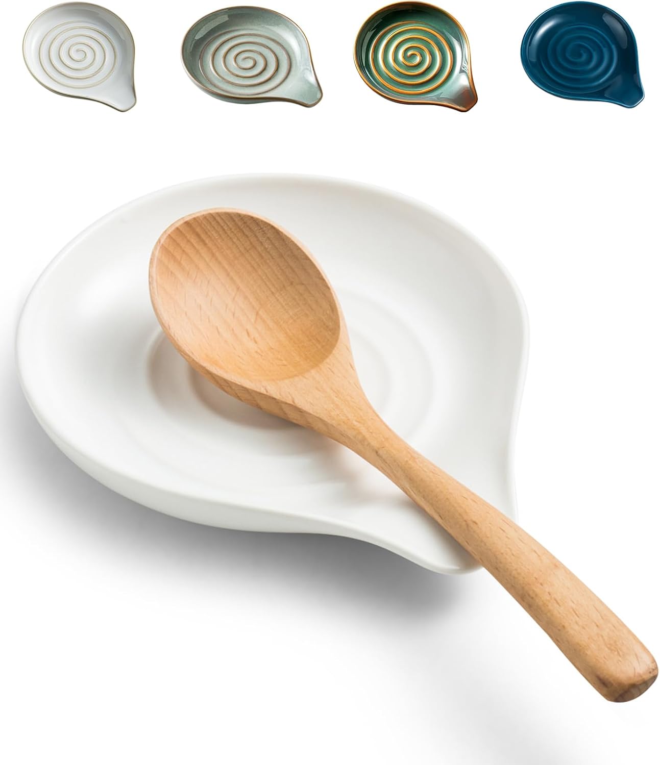 Detalle de LAUCHUH Ceramic Spoon Rest