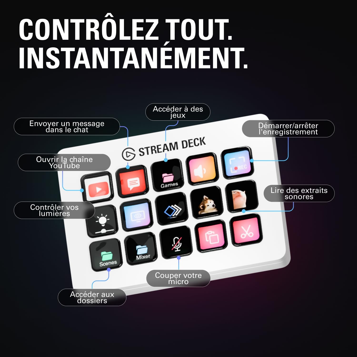 Thumbnail 5 de Elgato Stream Deck MK.2 15 touches