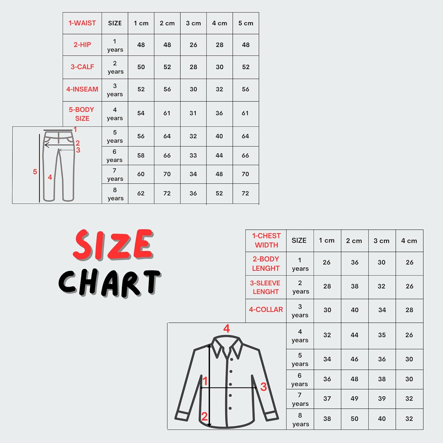 Thumbnail 1 de rise&Raba 4-Piece Shirt and Pants Set for Boys