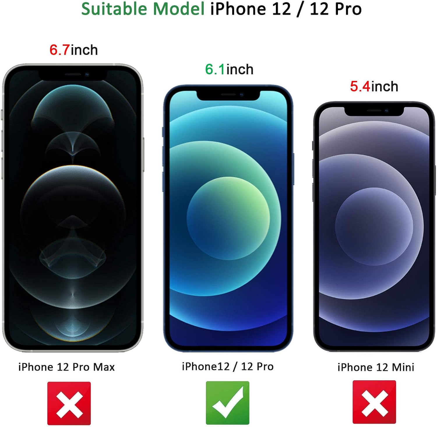 Thumbnail 3 de NEW'C Vetro Temperato 6,1 iPhone 12/12 Pro