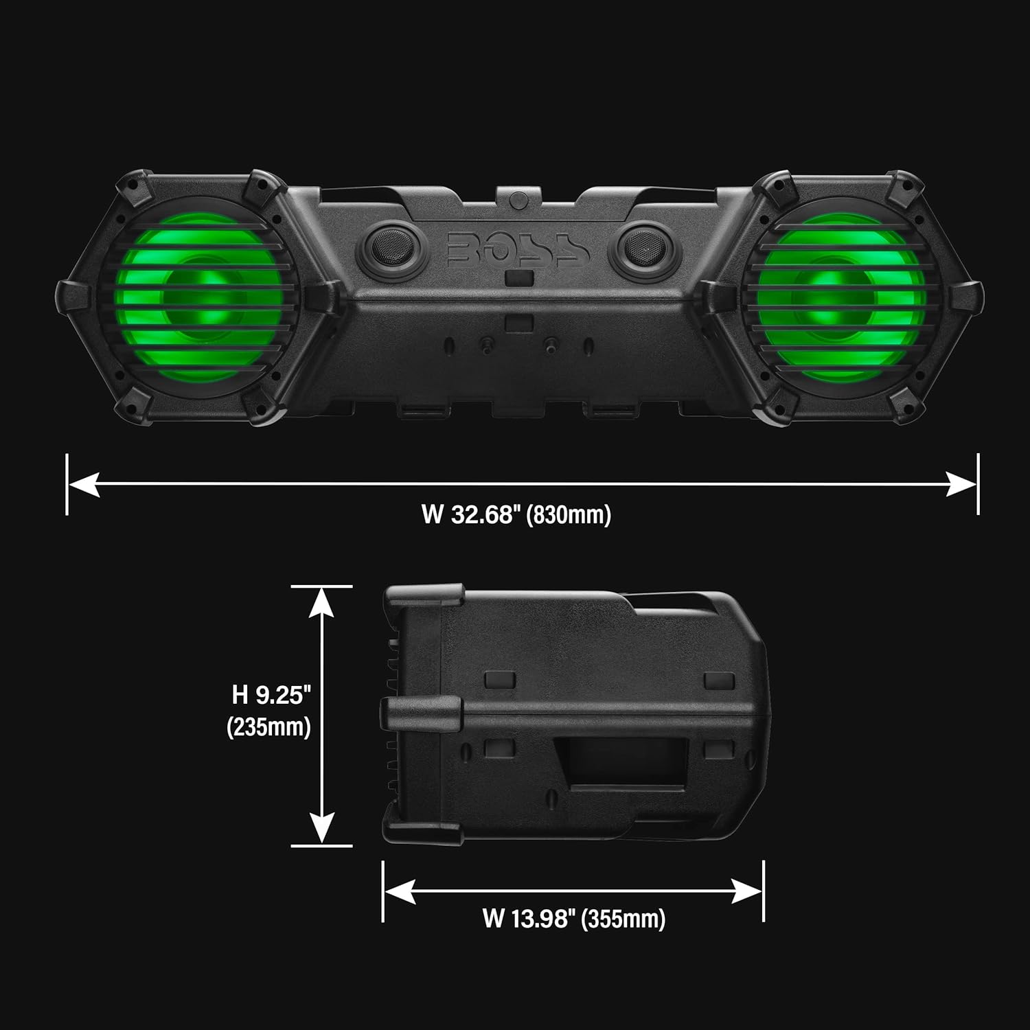 Thumbnail 2 de BOSS Audio Systems ATV95LRGB ATV/UTV Weatherproof Sound System with RGB LED Light Bar, Bluetooth Remote & 8-Inch Speakers