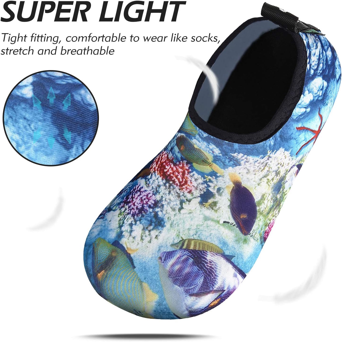 Detalle de SAGUARO Scarpe da acqua unisex antiscivolo