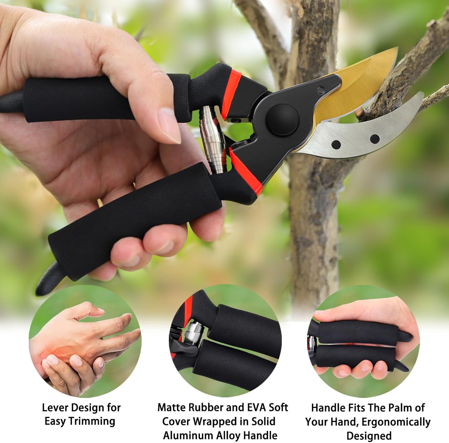Thumbnail 2 de Kynup Garden Secateurs 3-Piece Set