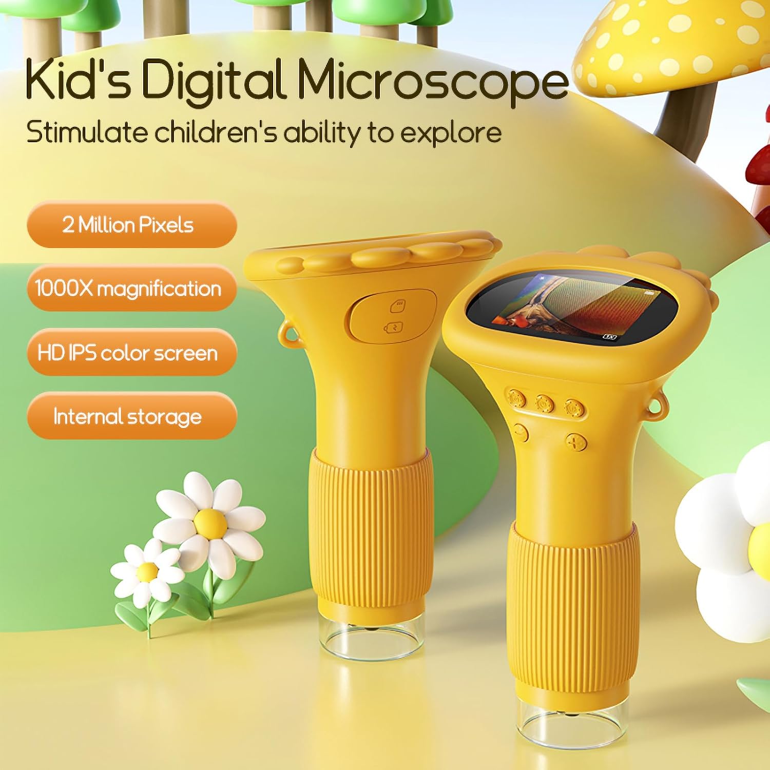 Detalle de WINWEND Kids Microscope 1000X
