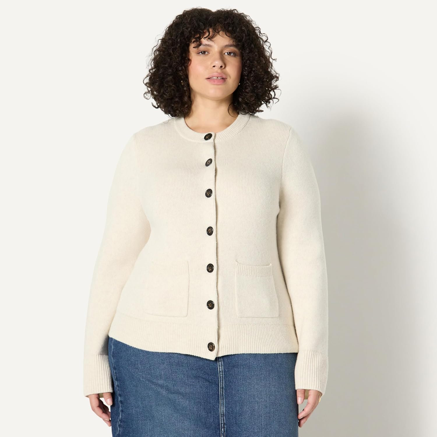 Thumbnail 5 de Amazon Essentials Donna Cardigan a Maniche Lunghe con Maniche a Campana e Vita Sagomata – vestibilità Classica