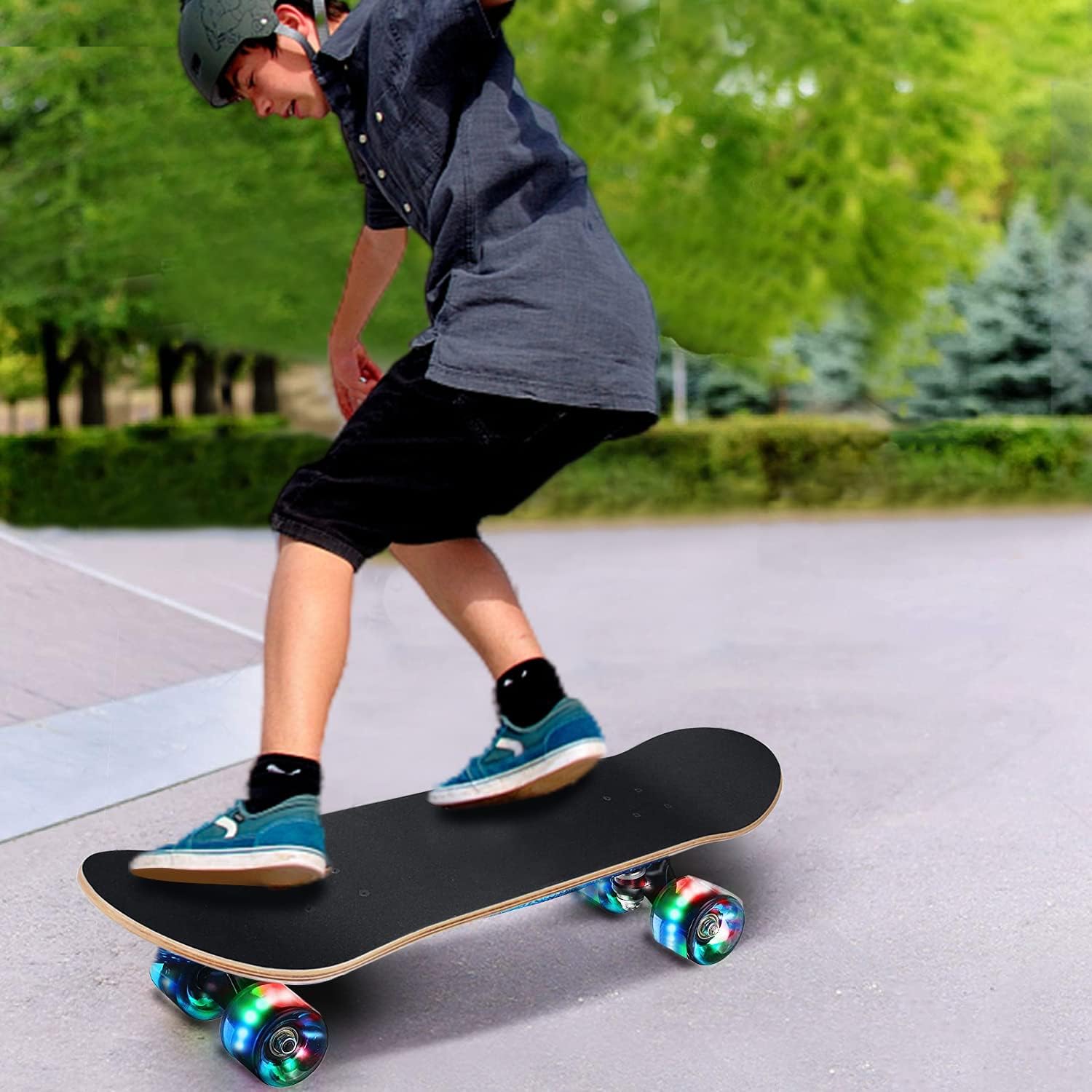 Detalle 2 de GIEEU Skateboard 22 Zoll für Anfänger