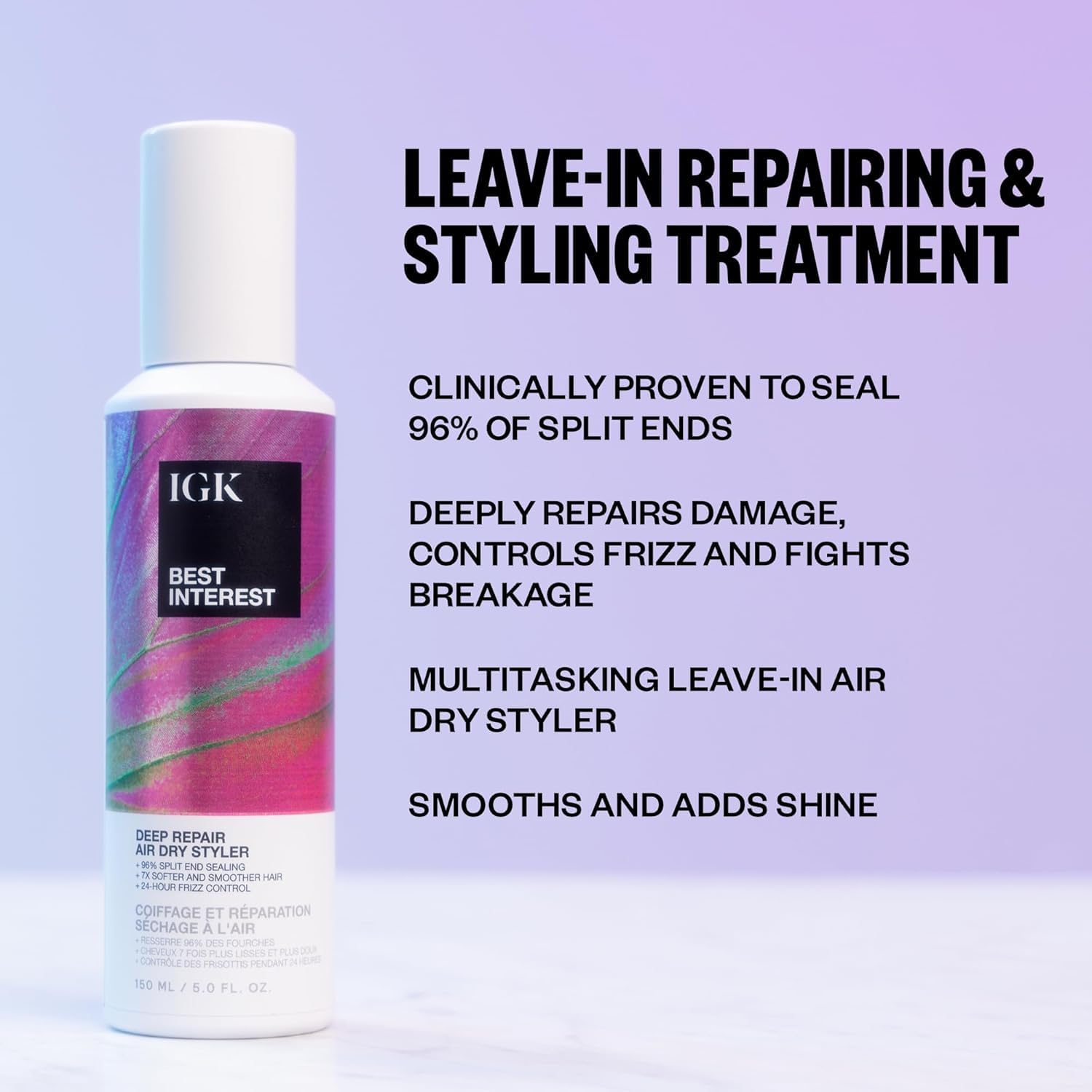Detalle de IGK Best Interest + Cash In Duo 5 oz hair serum 💇♀